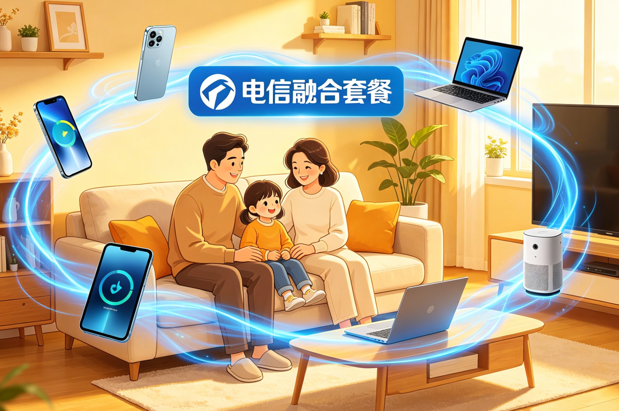 宽带流量卡融合套餐